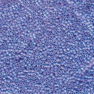 11/0 – Miyuki Delica - 5g Bag – Opaque Light Sapphire AB – DB167