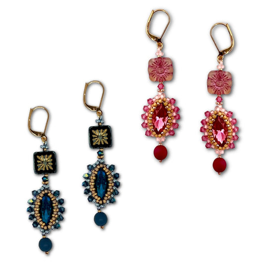 Victoriana Navette Earring Pattern image 0