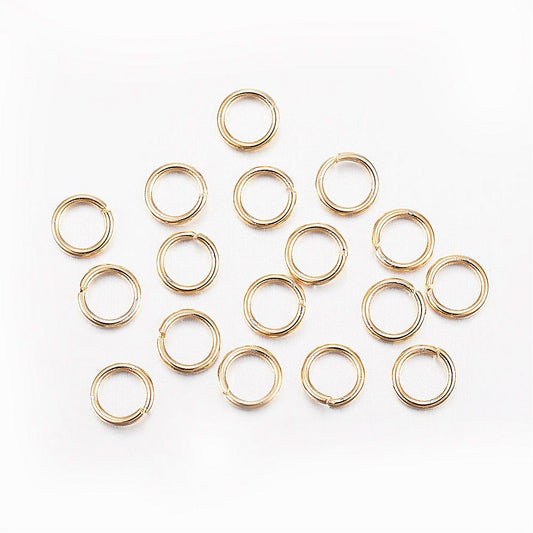 18k Gold Plated - 5mm Open Jump Rings – Approx 30 (1.5g bag)