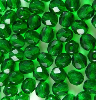 4mm Czech Fire Polish – 50140 – Chrysolite x 100