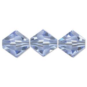 3mm Preciosa Bicones – Light Sapphire – Pack of 30