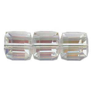 4mm Swarovski Cube Bead – Crystal AB