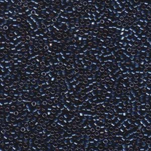 11/0 – Miyuki Delica - 5g Bag – Lined Dk Blue Luster – DB278