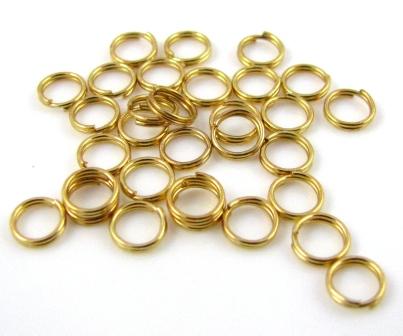 Gold Plated - 5mm Split Rings – 2g Pack (approx 30)