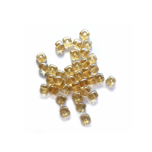 Jablonex Recycled - 5x7mm Cube Beads - Whisky - Pack of 20
