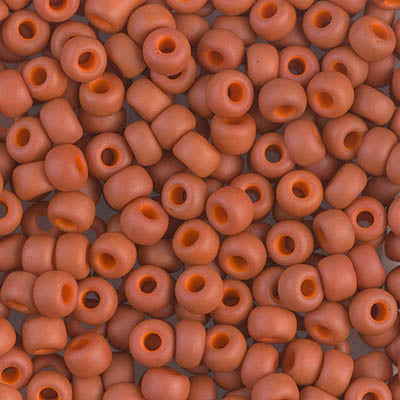 6/0 Miyuki Seed Beads - 25g Bag - Terracotta - Colour 1236
