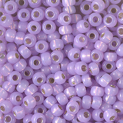 6/0 Miyuki Seed Beads 25g Bag – Dyed Lilac SL Alabaster - Colour 574