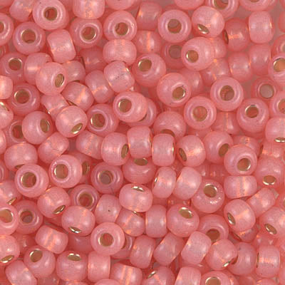 6/0 Miyuki Seed Beads 20 gram tube – Dyed Salmon SL Alabaster - Colour 642
