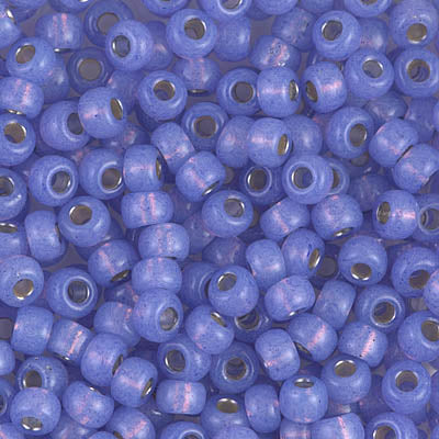 6/0 Miyuki Seed Beads - 25g Bag – Dyed Dark Violet SL Alabaster - Colour 649