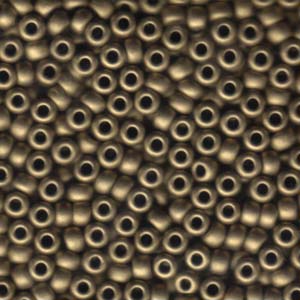 6/0 Miyuki Seed Beads - 25g Bag – Metallic Matte Bronze - Colour 2006