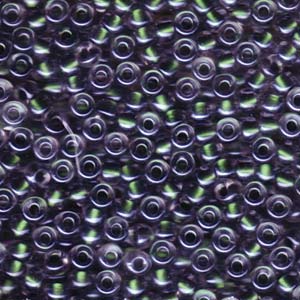 6/0 Miyuki Seed Beads - 25g Bag - Magic Smoke Patina Lined Crystal - Colour 3204
