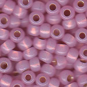6/0 Miyuki Seed Beads 20 gram tube – Dyed Pale Pink SL Alabaster - Colour 555