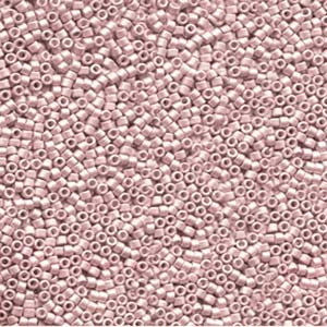 11/0 – Miyuki Delica - 5g Bag – Semi Matte Galvanised Pink Blush – DB1156