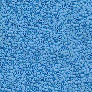 11/0 – Miyuki Delica - 5g Bag – Matte Opaque Light Blue – DB755