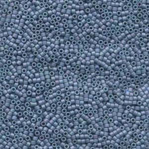 11/0 – Miyuki Delica - 5g Bag – Matte Metallic Light Grey Blue – DB376