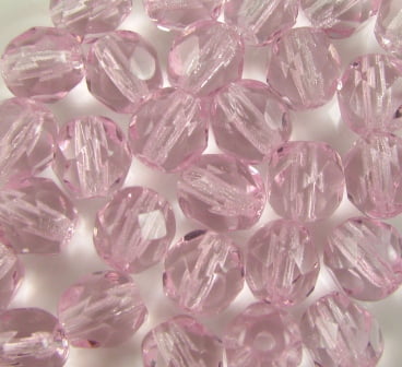 4mm Czech Fire Polish – 70200 – Rose x 100