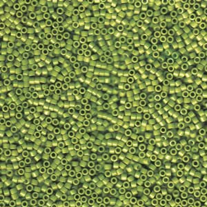 11/0 – Miyuki Delica - 5g Bag – Opaque Avocado – DB1135