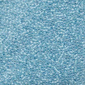11/0 – Miyuki Delica - 5g Bag –  Lined Sky Blue AB – DB057