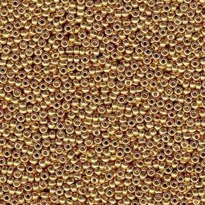 8/0 Miyuki Seed Beads - 25g Bag – Duracoat Galvanised Gold - Colour 4202