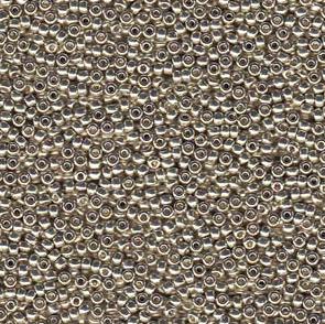 8/0 Miyuki Seed Beads - 25g Bag – Duracoat Galvanised Silver - Colour 4201