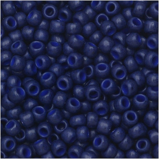 8/0 Toho Seed Beads - 10g Bag – Semi Glazed – Navy Blue
