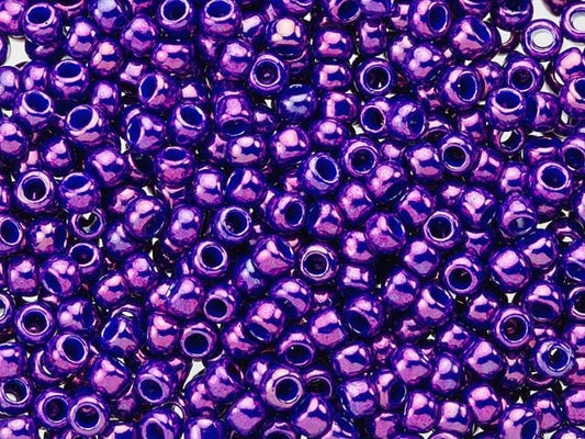 11/0 Toho Seed Beads - 10g Bag – Higher Metallic Grape