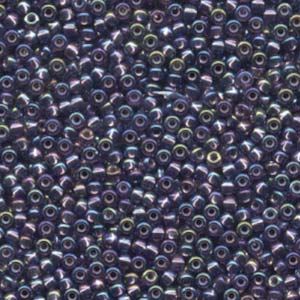 8/0 Miyuki Seed Beads - 25g Bag – Silver Lined Amethyst AB - Colour 1024