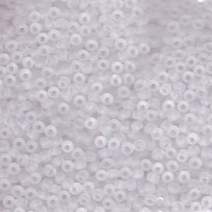 8/0 Miyuki Seed Beads - 25g Bag – Matte Crystal - Colour 131F
