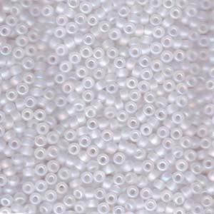 8/0 Miyuki Seed Beads 2- 25g Bag – Matte Crystal AB - Colour 131FR