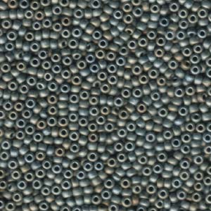 8/0 Miyuki Seed Beads - 25g Bag – Matte Metallic Grey - Colour 2002