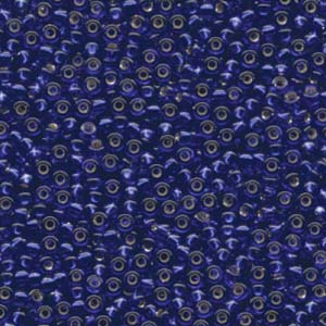8/0 Miyuki Seed Beads - 25g Bag – Silver Lined Cobalt - Colour 20
