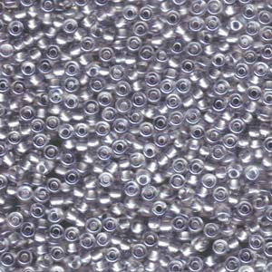 8/0 Miyuki Seed Beads - 25g Bag – Sparkle Pewter Lined Crystal - Colour 242