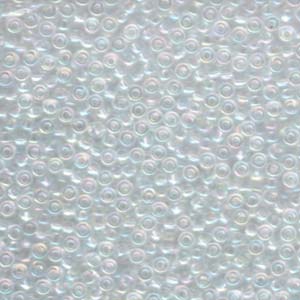 8/0 Miyuki Seed Beads - 25g Bag – Crystal AB - Colour 250