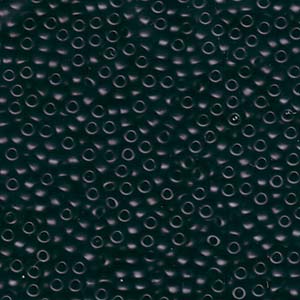 8/0 Miyuki Seed Beads - 25g Bag – Matte Black - Colour 401F