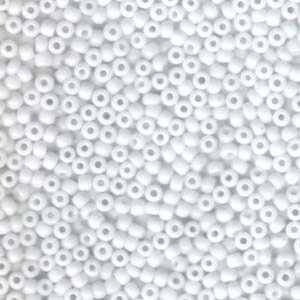 8/0 Miyuki Seed Beads - 25g Bag – Opaque White – Colour 402