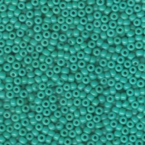 8/0 Miyuki Seed Beads 25g Bag – Opaque Turquoise Green - Colour 412