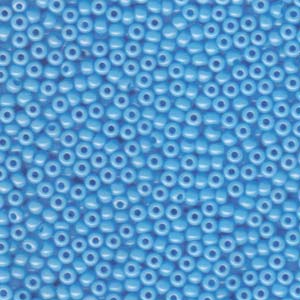 8/0 Miyuki Seed Beads - 25g Bag - Opaque Turquoise Blue - Colour 413