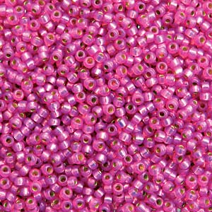 8/0 Miyuki Seed Beads - 25g Bag – Duracoat S/L Dusty Rose - Colour 4238