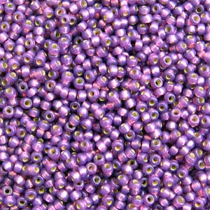 8/0 Miyuki Seed Beads - 25g Bag – Duracoat S/L Dark Lilac - Colour 4248