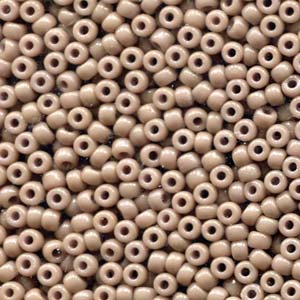 8/0 Miyuki Seed Beads - 25g Bag - Duracoat Opaque Dyed Grey - Colour 4455