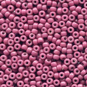 8/0 Miyuki Seed Beads 25g Bag - Duracoat Opaque Dyed Violet - Colour 4468