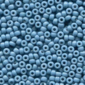 8/0 Miyuki Seed Beads - 25g Bag - Duracoat Opaque Dyed Faded Denim - Colour 4482