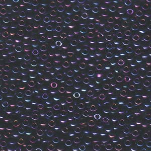 8/0 Miyuki Seed Beads - 25g Bag – Metallic Dark Blue Iris - Colour 452