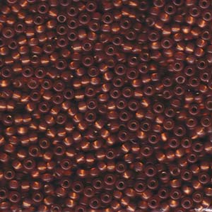 8/0 Miyuki Seed Beads - 25g Bag – Dyed Rose Bronze S/L Alabaster - Colour 641