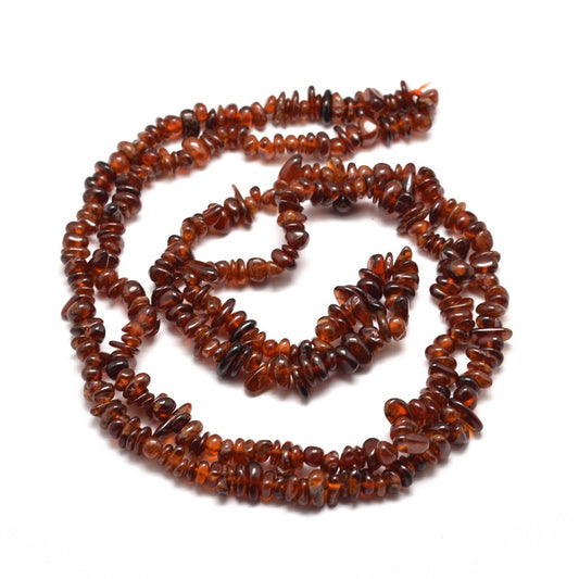 5x8mm Garnet Chip Beads - 78cm Strand