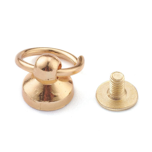 Gold Coloured Rivet for Mobile Phone Soft Case - Priced per piece