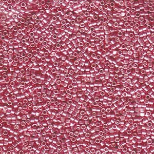 11/0 – Miyuki Delica - 5g Bag – Galvanised Pink Blush – DB435