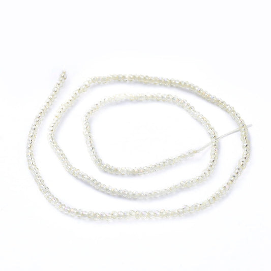 Etoile Micro Crystal Rondelles 2x1.5mm - Strand of approx 200 - Crystal