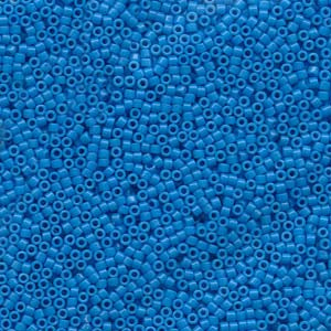 11/0 – Miyuki Delica - 5g Bag – Dyed Opaque Capri Blue – DB659