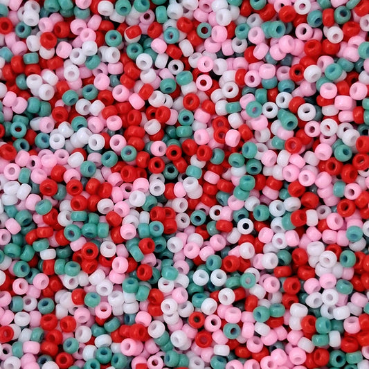Strawberry Meadow - 25g Miyuki 11/0 Bead Mix - Spoilt Rotten Exclusive!